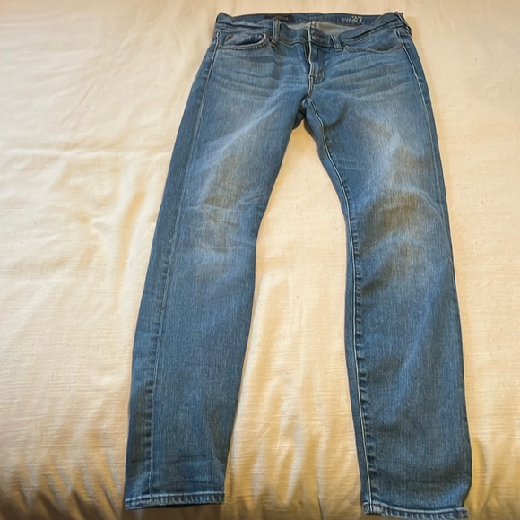 J Crew Toothpick Medium Wash Jeans - Picture 1 of 4